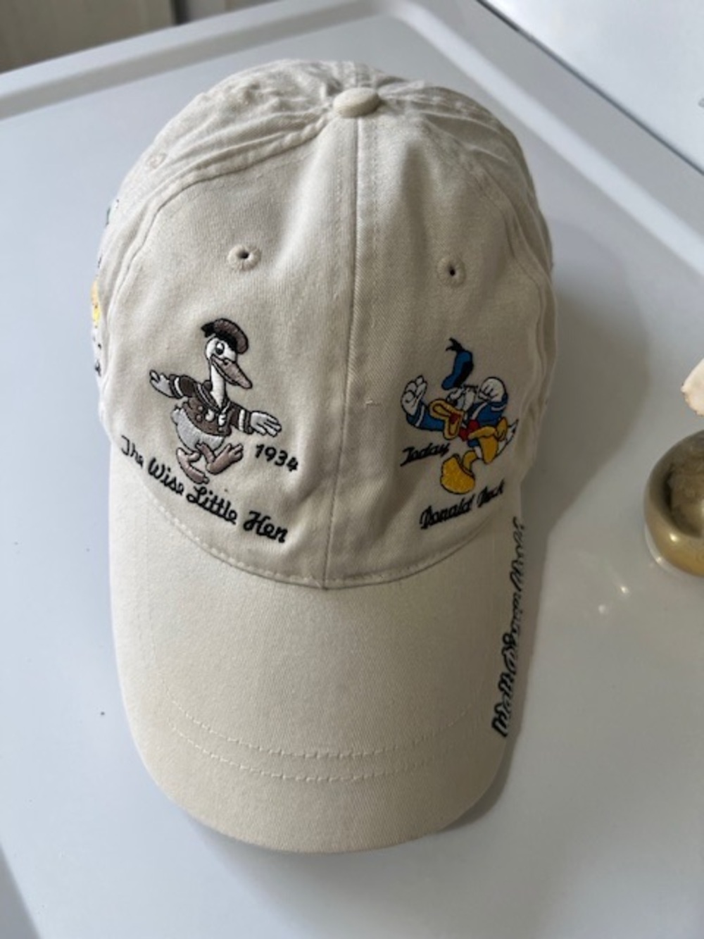 Vintage Disney Baseball Cap with Walt Disney characters— unisex